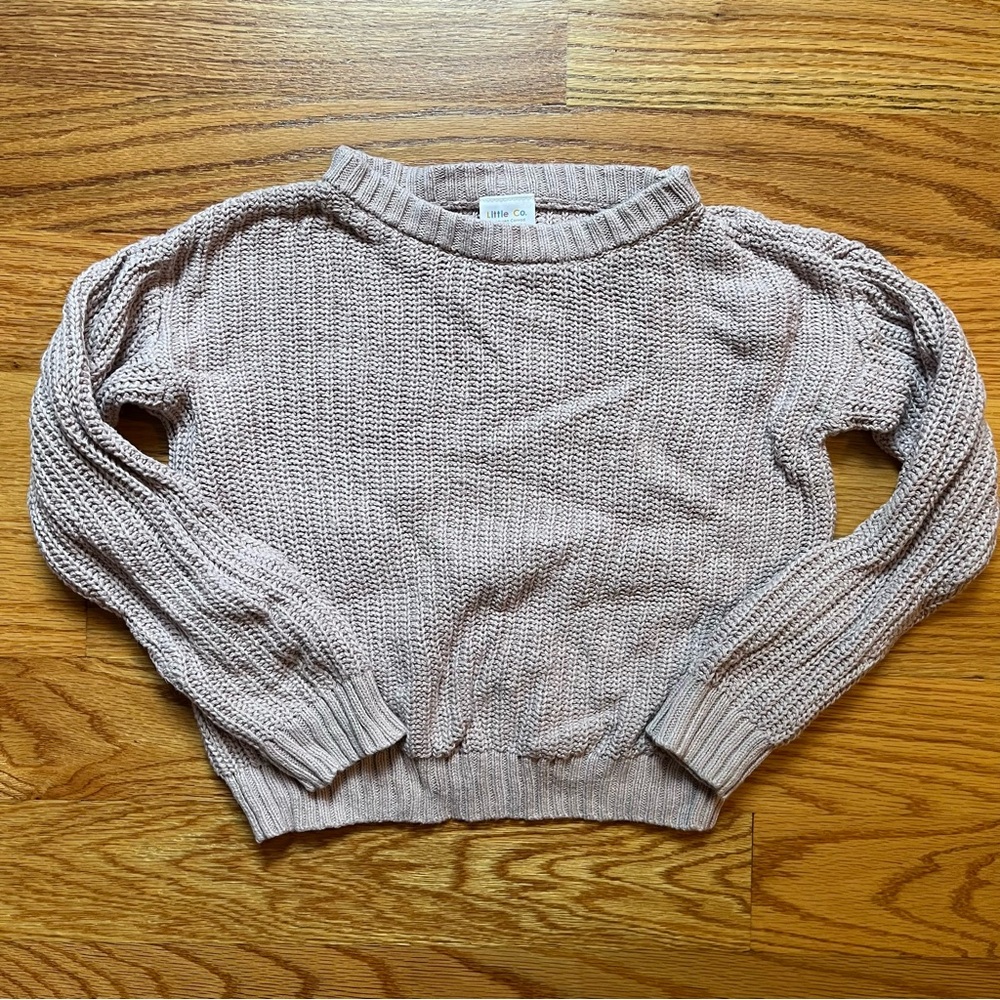 Little Co by Lauren Conrad light pink knit sweater size 4T